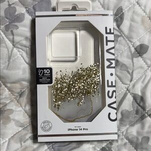 Case-Mate Gold iPhone 14 Pro Case